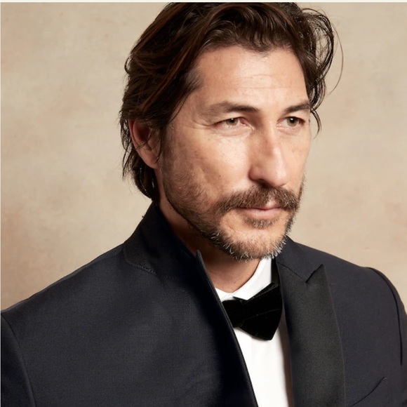 NWT Banana Republic, navy blue and black tuxedo jacket only, 38R Slim Fit - Picture 2 of 16